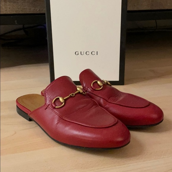 Gucci Shoes - Gucci Princetown Mules Sz 36